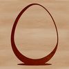 A digital illustration of a stylized Easter egg, created as an SVG file for versatile editing and customization.