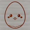 Beautiful Hand Drawn Easter Egg Illustration An SVG design of a decorated Easter egg suitable for crafting projects.
