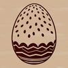 Free Vector Easter Decoration A simple Easter egg design created in vector format, ideal for digital use.