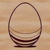 Beautiful Easter Egg Vector Design SVG graphic representation of a colorful Easter egg, suitable for digital projects.