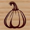 A vector illustration of a squash, suitable for various design applications.