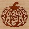 Free Vector SVG Squash Design A stylized vector illustration of a squash, ideal for graphic design and craft projects.