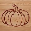 Beautiful Winter Squash Design Illustration of a squash vegetable in various formats including SVG.