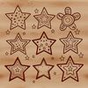 Geometric Christmas Star Symbol A geometric star icon designed as vector art for digital use.