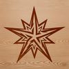 Free Star Illustration A minimalist illustration of a five-pointed star, suitable for vector art projects.