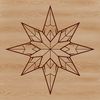 Geometric Star Design Illustration A simple, geometric star design created using vector art.