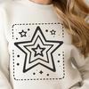 A small, five-pointed star icon in vector format.