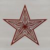 A simple star design in vector format, suitable for digital applications and editing software.