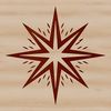 Simple Star Icon A simple vector star icon designed for digital use.