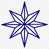 Creative Star In DXF Format - Free Download