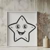 Star Printable Artwork In SVG, PNG, PDF And DXF Formats