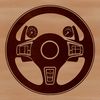 Vector Art Design - Vehicle Steering Wheel A simplified illustration of a vehicle's steering wheel, designed as a vector graphic.