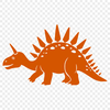 Stunning Stegosaurus Clipart