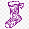 Free Unique Stocking Clip Art PNG - Commercial Use