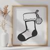 Artistic Stocking Clip Art