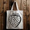 Fruitful Design Vector Art A simple illustration of a strawberry, suitable for food-themed vector art designs.