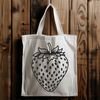 Realistic Strawberry Fruit Design A detailed illustration of a strawberry fruit with realistic texture and color, suitable for food or commercial purposes.