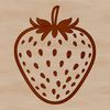 High-Resolution Strawberry Image Download A high-quality vector illustration of a ripe red strawberry, suitable for printing or digital use.