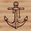 Anchors in various designs for nautical-themed projects and DIY crafts.
