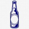 Beer Bottle Graphic Art Illustrative beer bottle graphic created as a vector image.