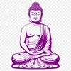 Buddha Iconography Vector Graphic Religious iconography vector art of the Buddha in various formats including SVG.