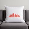 Urban Landscape Vector Design A detailed digital illustration of a city skyline, created using vector graphics for scalable and editable design.