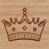 Golden Crown Design Vector A gold crown made up of intricate details, suitable for various design applications.