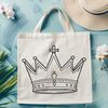 Regal SVG Icon A digital representation of a crown, available in scalable vector graphics (SVG) format.