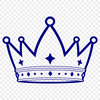Regal Wreath Design A vector design of a regal crown, suitable for use in various digital formats including PDF and PNG.