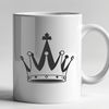 Elegant Vector Crown Icon A digital crown icon designed as a vector graphic in SVG format.