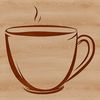 Free Vector Coffee Mug A simple cup design suitable for printing or cutting out with a laser cutter.