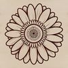 Simple Daisy Line Art A simple line art daisy flower design for digital crafting and cutting machines.