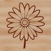 Beautiful Daisy Graphic Vector A graphic representation of a daisy bloom designed as a scalable SVG image.