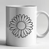 Free Scalable Daisy Clip Art A detailed, scalable vector graphic (SVG) illustration of a daisy flower.