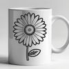 Detailed Daisy Illustration in SVG Format A detailed, illustrated daisy flower, suitable for vector graphics and commercial or personal use.