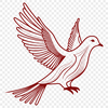 Free Vector Dove Graphics Download A bird silhouette designed as a vector graphic.
