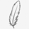 Free Editable Feather Graphic An editable graphic of a single feather suitable for cutting or laser engraving projects.