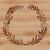 An editable SVG illustration of a decorative wreath for various digital applications.