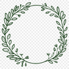 A floral patterned wreath designed as vector art.
