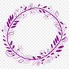 A detailed floral wreath design created using vector art.