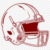 Sporty Football Graphic A graphic representation of a standard American football, suitable for various uses in digital design.