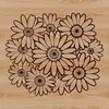 Colorful Daisy Illustration A simple vector illustration of a daisy flower in various colors and shapes, suitable for digital design and craft projects.