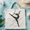 Free Vector Graphic for Print and Digital Use Illustration of a gymnast in motion, a vector graphic designed for print and digital use.