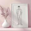 SVG Illustration of a Male Figure An SVG illustration of a person, suitable for digital use.