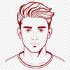 Male Illustration Vector Graphic An illustration of a person as a vector graphic.