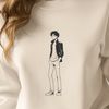 Graphic Design Male Figure Vector Male figure rendered in vector format for graphic design projects.