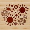 A detailed illustration of bacteria in various shapes and sizes, suitable for vector design and cutting machine projects.
