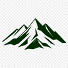 Beautiful Mountain Landscape Vector A digital mountain landscape design in vector format.