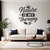 Whimsical Nature Quote Art Nature-inspired quote in clean vector format.