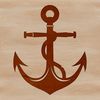 Nautical Anchor Icons SVG Vector Graphics A set of nautical-themed anchor icons in a vector design format.